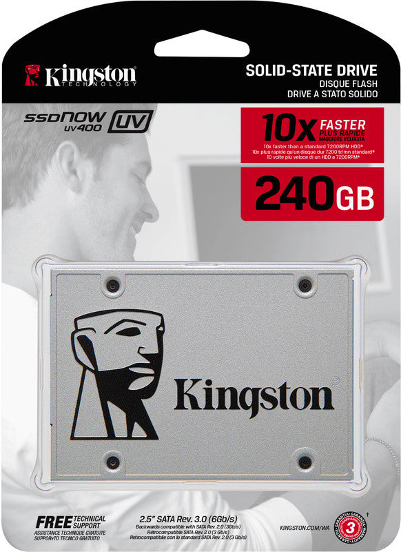 Kingston Technology SSDNOW UV400 240 GB 2.5 "SATA III TLC