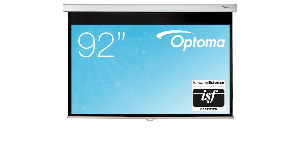Pantalla de proyección de Optoma manualmente 16: 9 DS-9092PWC