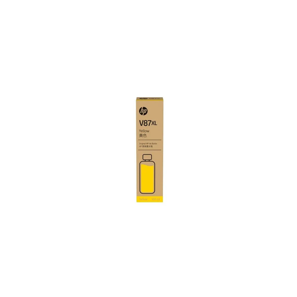 HP V87XL 500ml gele inkt in flessen CRTG 7FN96A