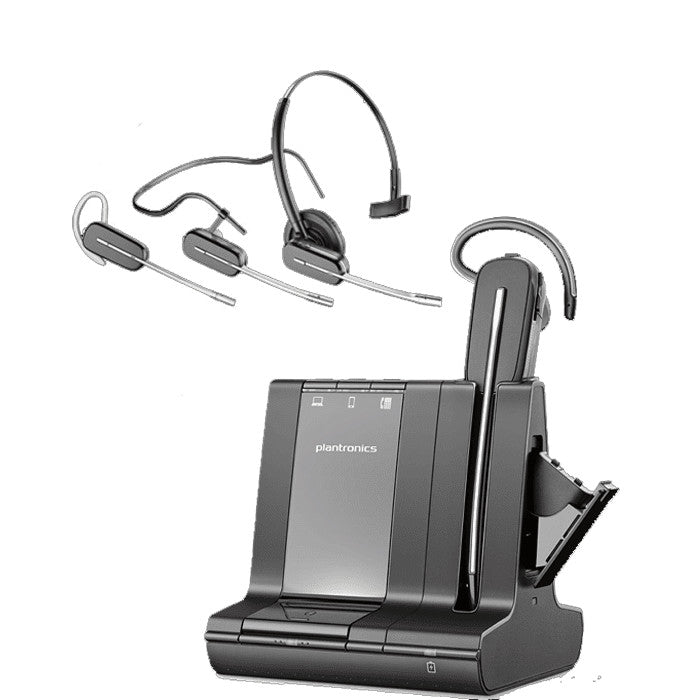 Poly 8245 Office Headset Draadloos oorhaak, In-ear Kantoor/callcenter Bluetooth Zwart