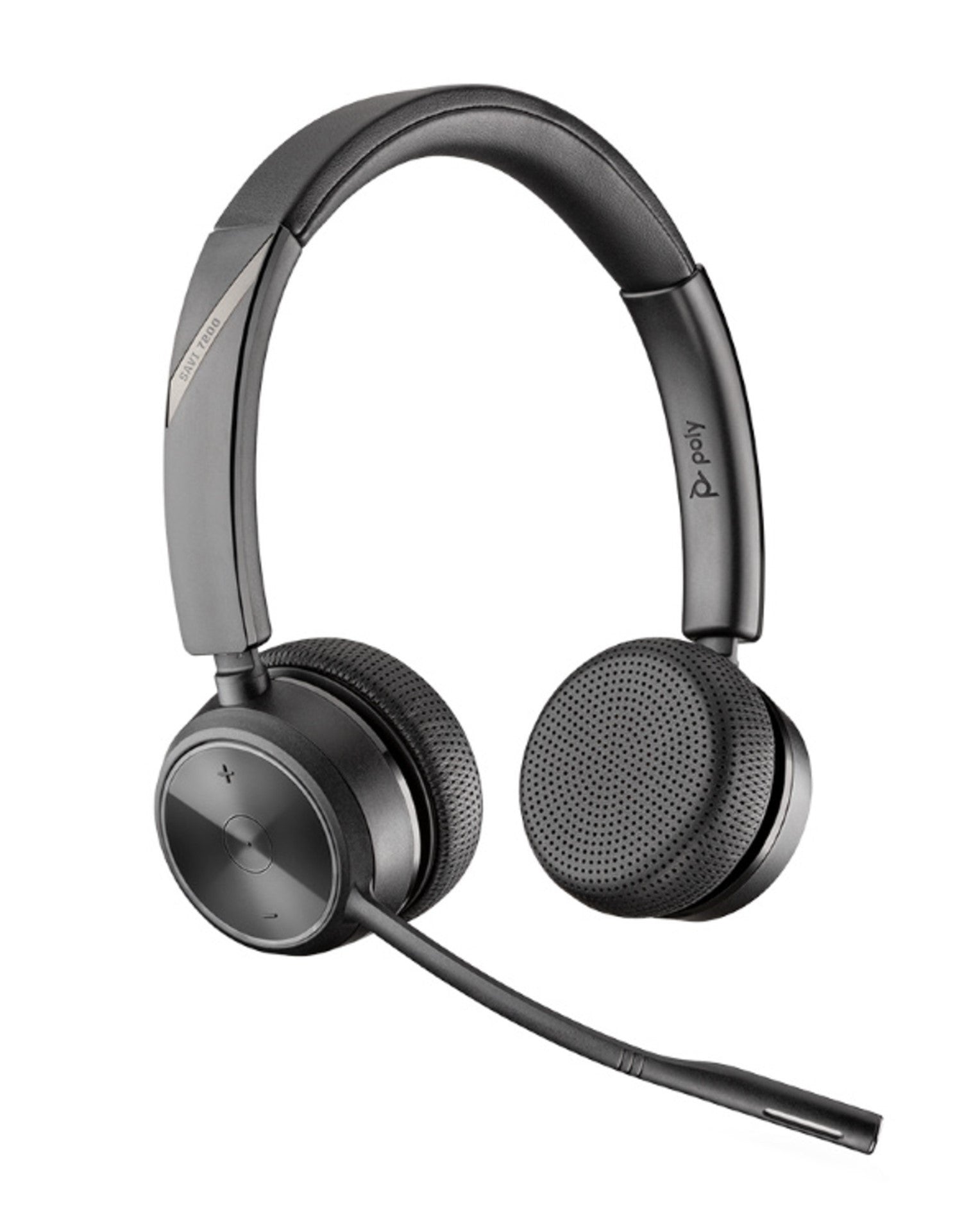 Poly 213352-02 hoofdtelefoon/headset Draadloos Hoofdband Kantoor/callcenter Zwart