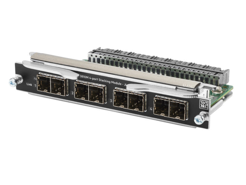 HPE Netwerken 3810M 4-poorts stapelmodule JL084A