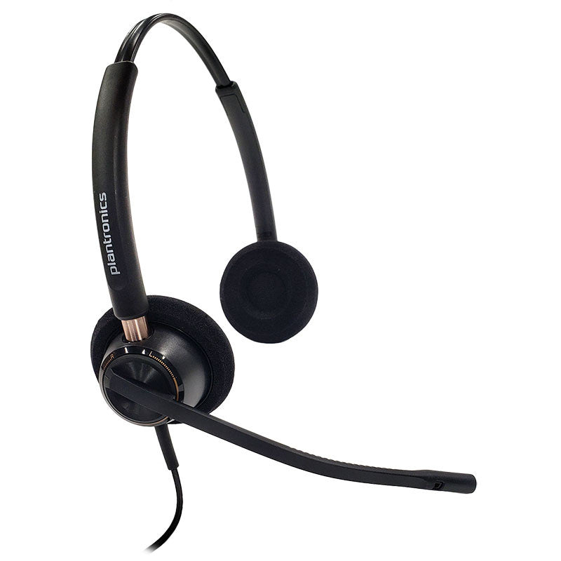 Poly EncorePro HW525 Headset Bedraad Hoofdband Kantoor/callcenter Zwart