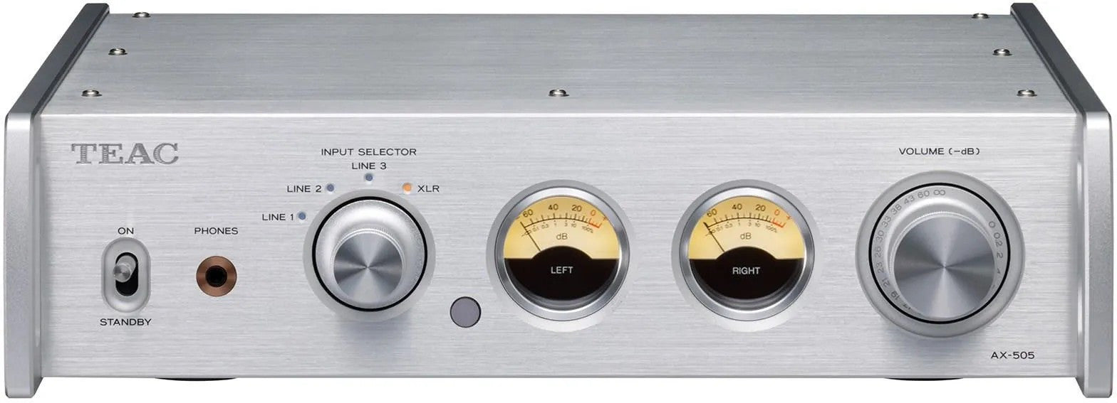 TEAC AX-505 Geïntegreerde versterker (zilver) AX-505-S