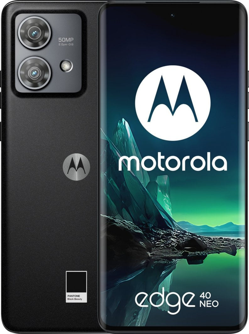 Motorola edge 40 Neo 16,6 cm (6.55") Dual SIM Android 13 5G USB Type-C 12 GB 256 GB 5000 mAh Zwart