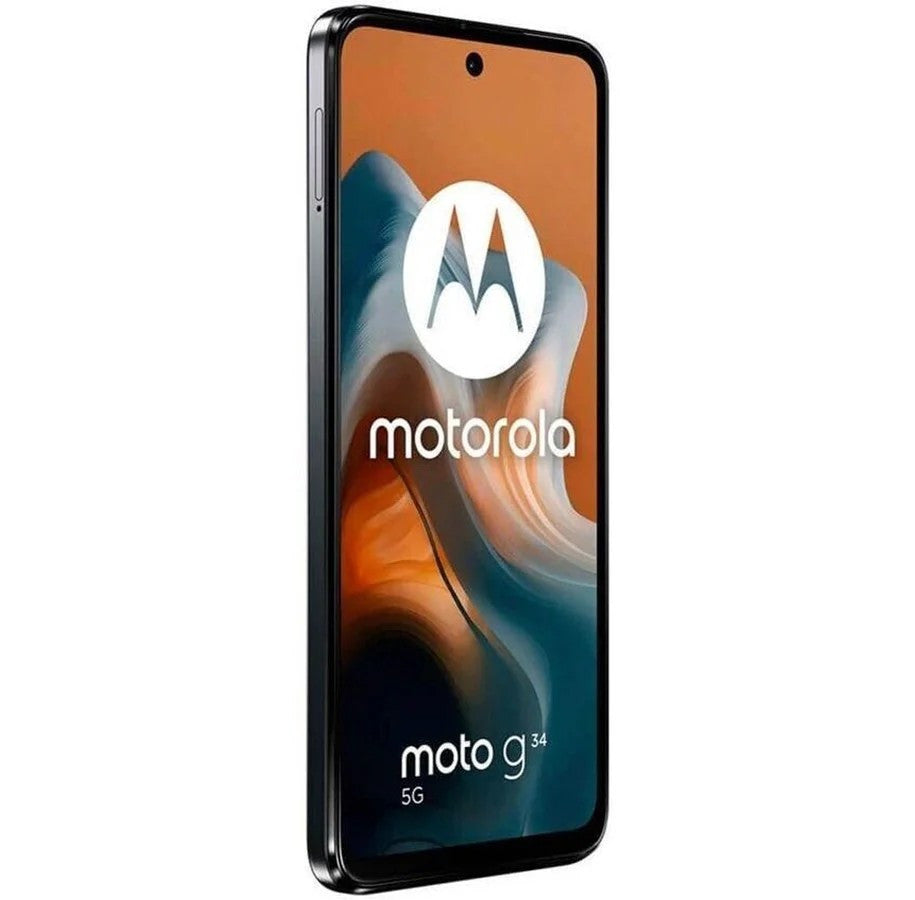 Motorola G34 16,5 cm (6.5") Dual SIM Android 14 5G USB Type-C 4 GB 128 GB 5000 mAh Zwart, Houtskool