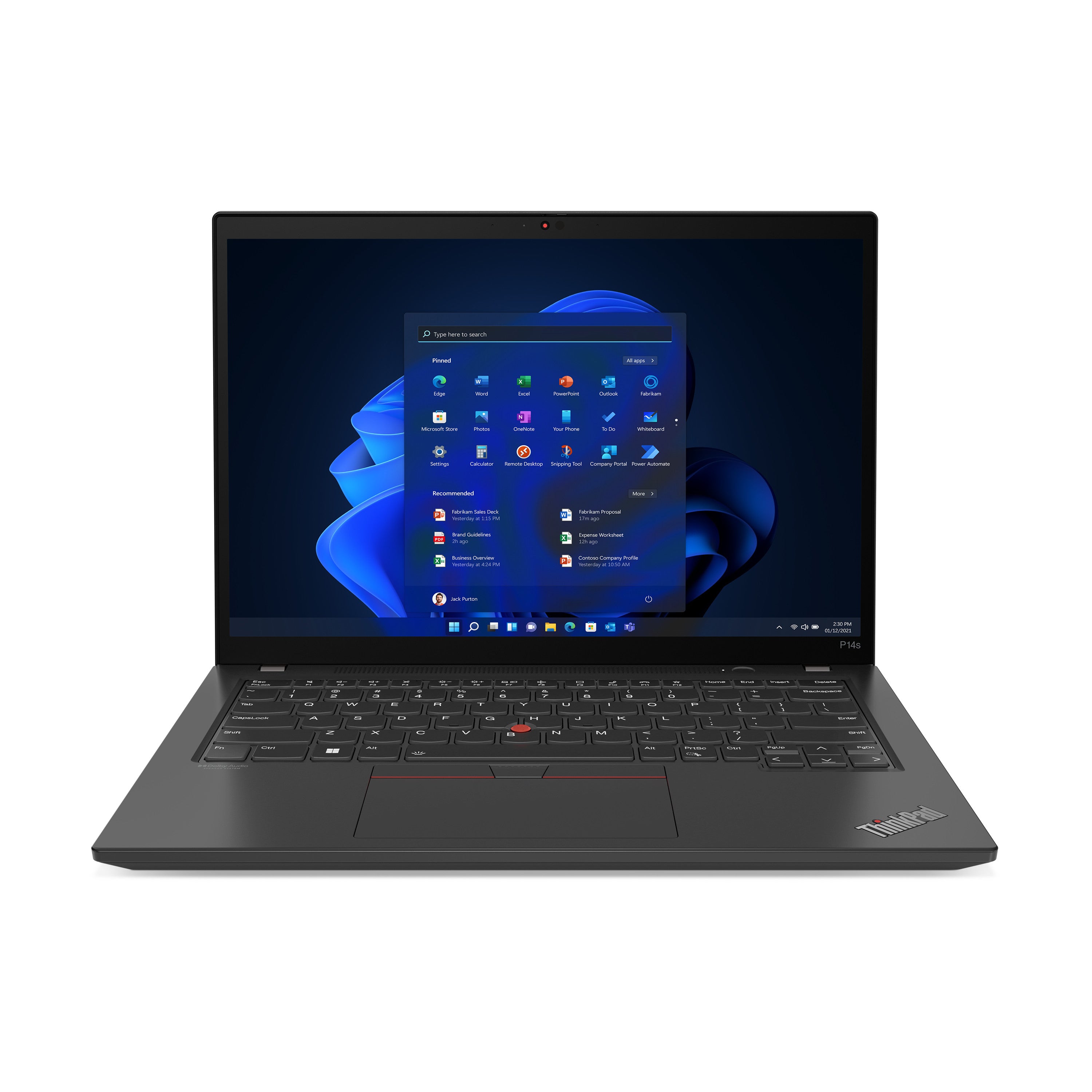 LENOVO ThinkPad P14S G4 i5-1350P 16GB 512GB QWERTY VK 21HGS55700