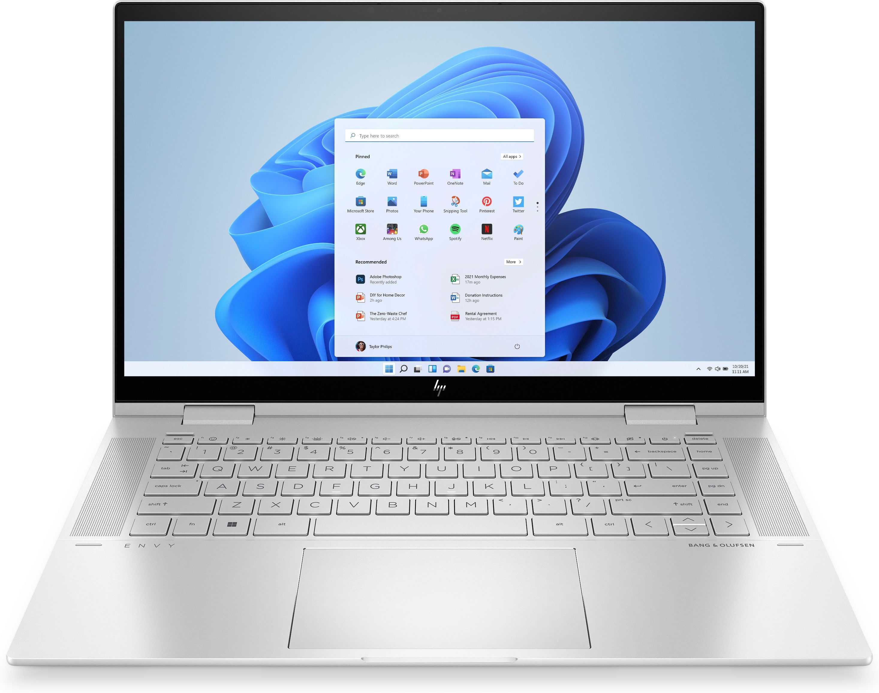 Portátil 2 en 1 HP Envy X360 con Intel i7-1260P, 16 GB, 960 GB W11H <tc>QWERTY</tc> US Int 6P0W2EA#ABH