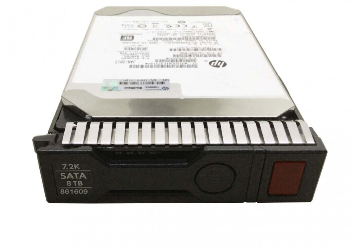 HPE 8TB 6G 7.2K 3.5 SATA 512E 861609-001