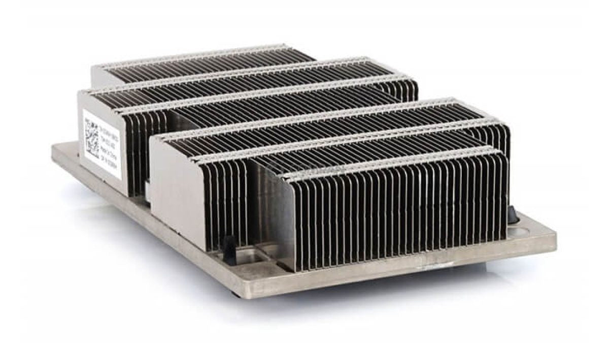 Dell 412-Aamf Sistema de enfriamiento para computadoras Procesador Koelplaat/Radiators Negro, verde, plata