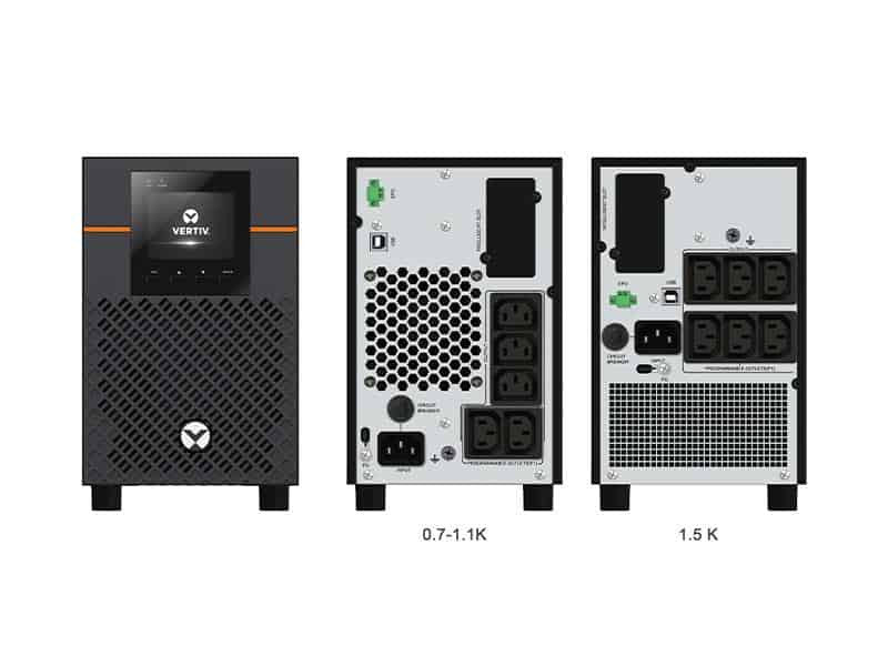 VERTIV 1500VA 1350W 230V lijn interactieve avr mini toren EDGE - 1500IMT - Compridis