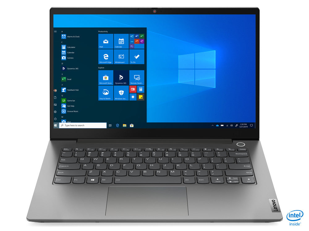 Lenovo ThinkBook 14 G2 ITL Intel® Core™ i5 i5-1135G7 Laptop 35.6 cm (14") Full HD 8 GB DDR4-SDRAM 256 GB SSD Wi-Fi 6 (802.11ax) Windows 10 Pro German Grey 20VD00M7GE