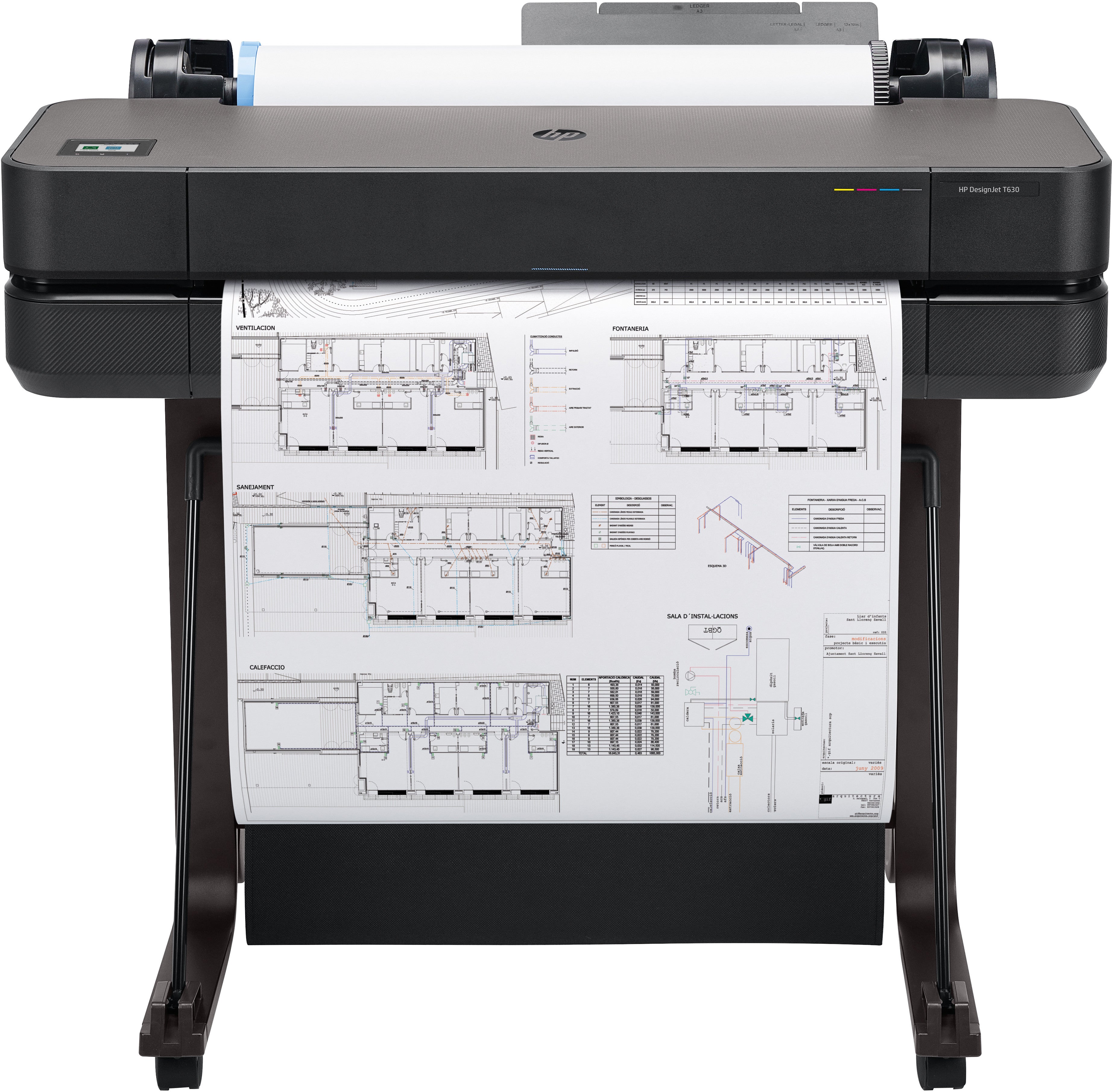 HP DesignJet T630 Impresora de 24 pulgadas