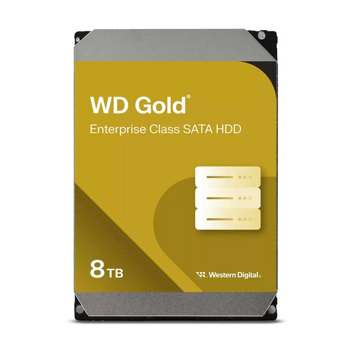 Western Digital Gold WD8005FRYZ interne harde schijf 8 TB 7200 RPM 128 MB 3.5" SATA III