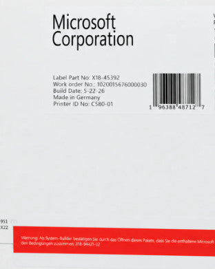 HP Windows Server HPE ROK OEM 2025 16 NÚCLEOS Standard Kit de opción para distribuidores P77309-A21