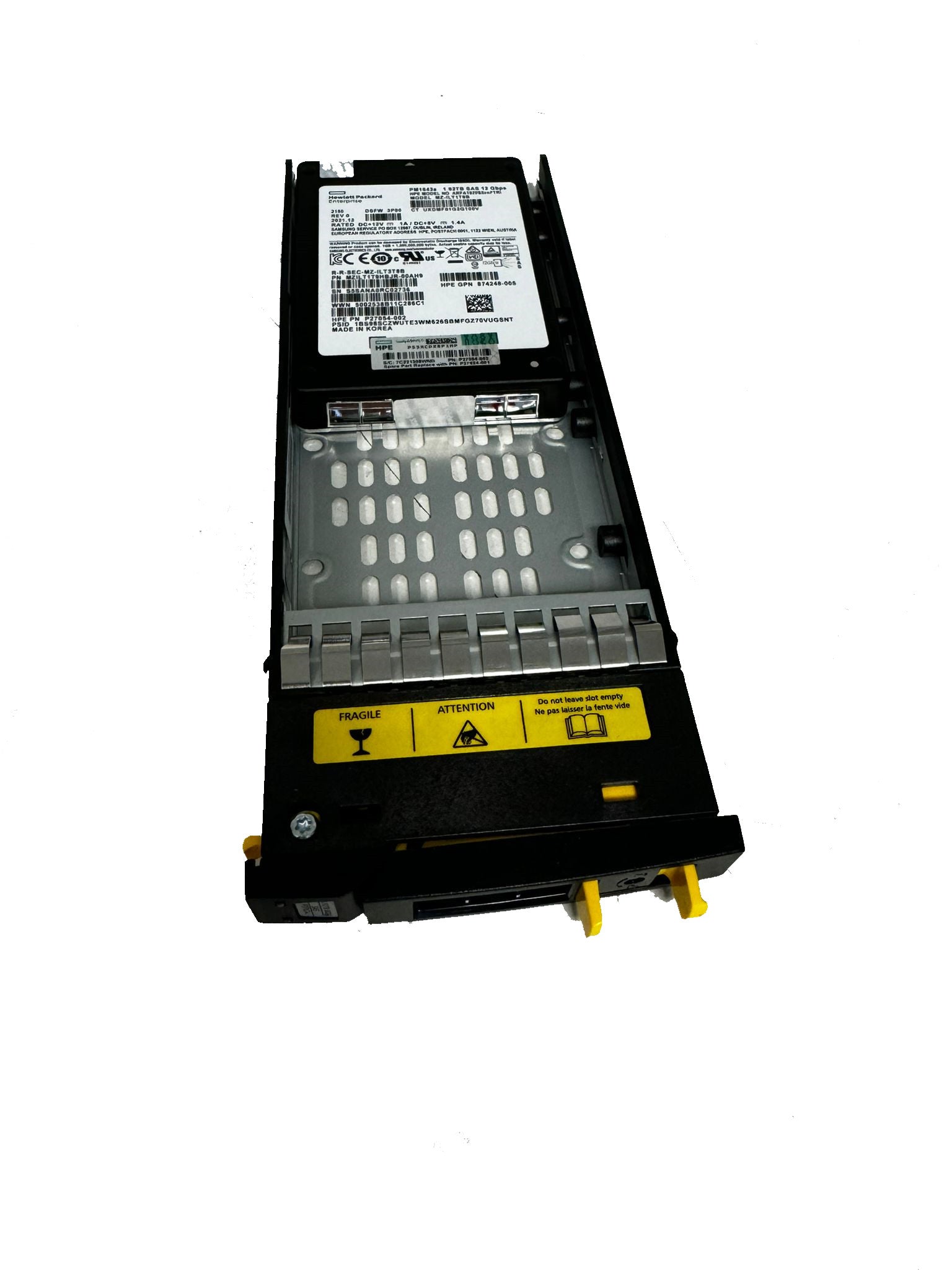 HPE SPS-DRV 1.92TB SSD SAS para SS8K P37624-001