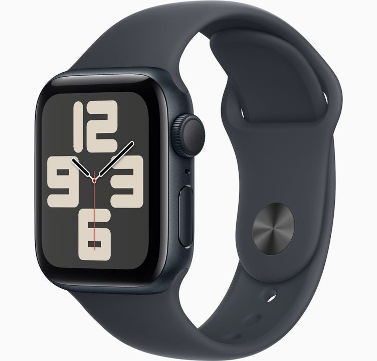Apple Watch SE OLED 40 mm Digital 324 x 394 pixels Touchscreen Black Wi-Fi GPS (satellite) MR9X3QF/A