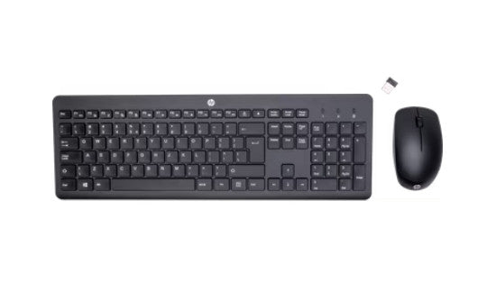 HP 230 Draadloze Toetsenbord EN Muis QWERTY 18h24aa#ABH