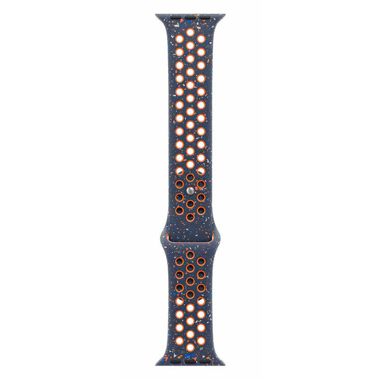 Apple MYLC3ZM/A slimme draagbare accessoire Band Blauw, Oranje Fluorelastomeer