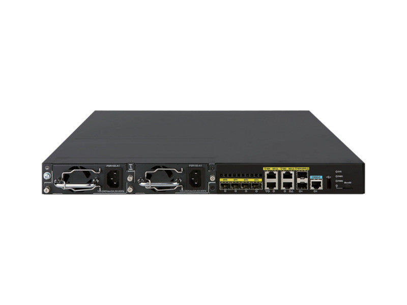 HPE Networking MSR3620-DP Router bedrade router Gigabit Ethernet Zwart