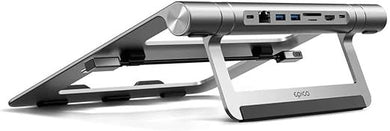 Epico USB - C Hub Multipoort 8IN1 USB Type - C 5000 Mbit/s Zilver 9915111900082 - Compridis
