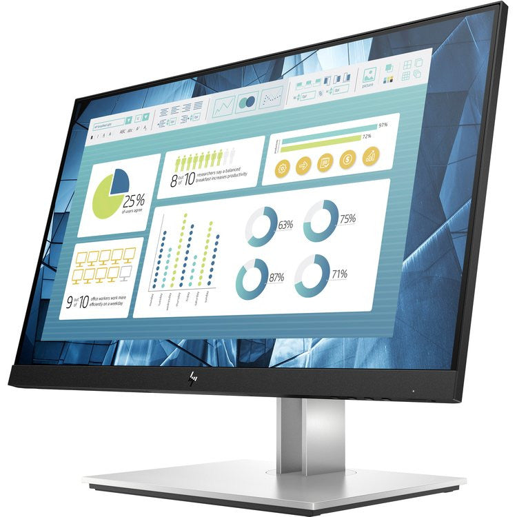 HP E-Series E22 G4 computer monitor 54,6 cm (21.5") 1920 x 1080 Pixels Full HD LCD Zwart, Zilver