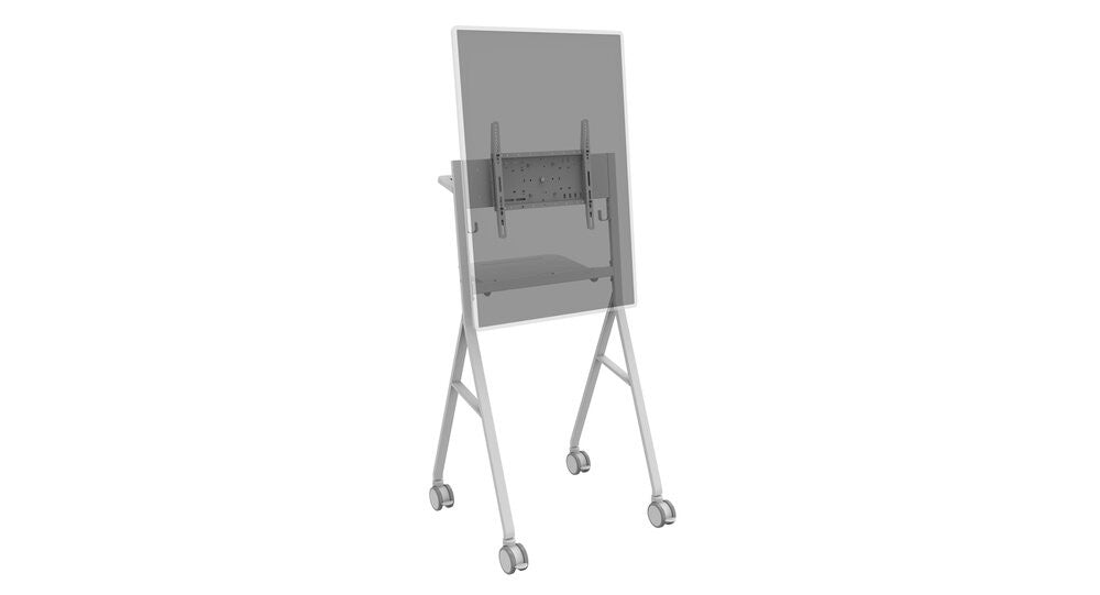 VISION Flat Panel Flipchart-Style Floorstand VFM-F10/WH