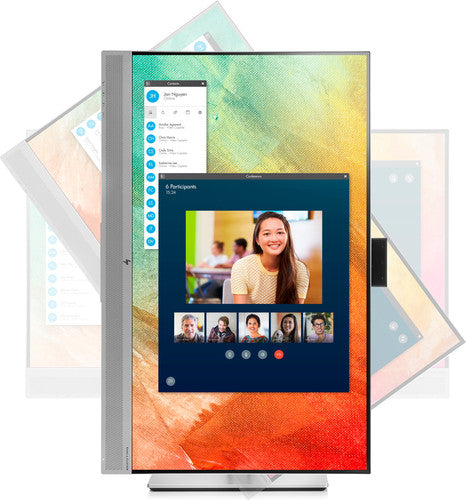 HP EliteDisplay E273m computer monitor 68.6 cm (27") 1920 x 1080 pixels Full HD LED Black, Silver 1FH51AA