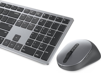 Teclado y ratón inalámbricos multidispositivo DELL KM7120W-GY-INT