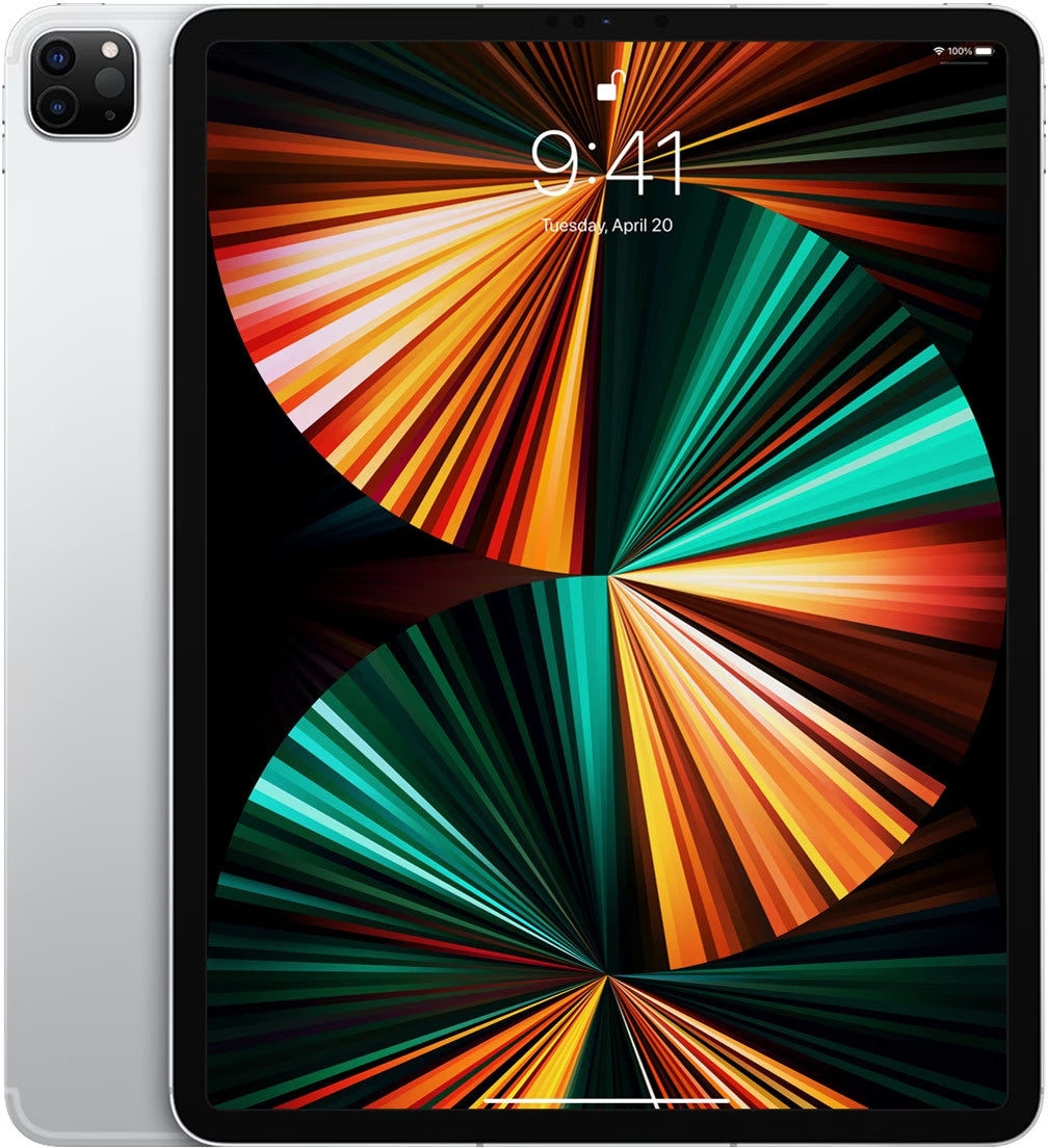 Apple iPad Pro 5G Apple M TD-LTE & FDD-LTE 128 GB 32,8 cm (12.9") 8 GB Wi-Fi 6 (802.11ax) iPadOS 14 Zilver