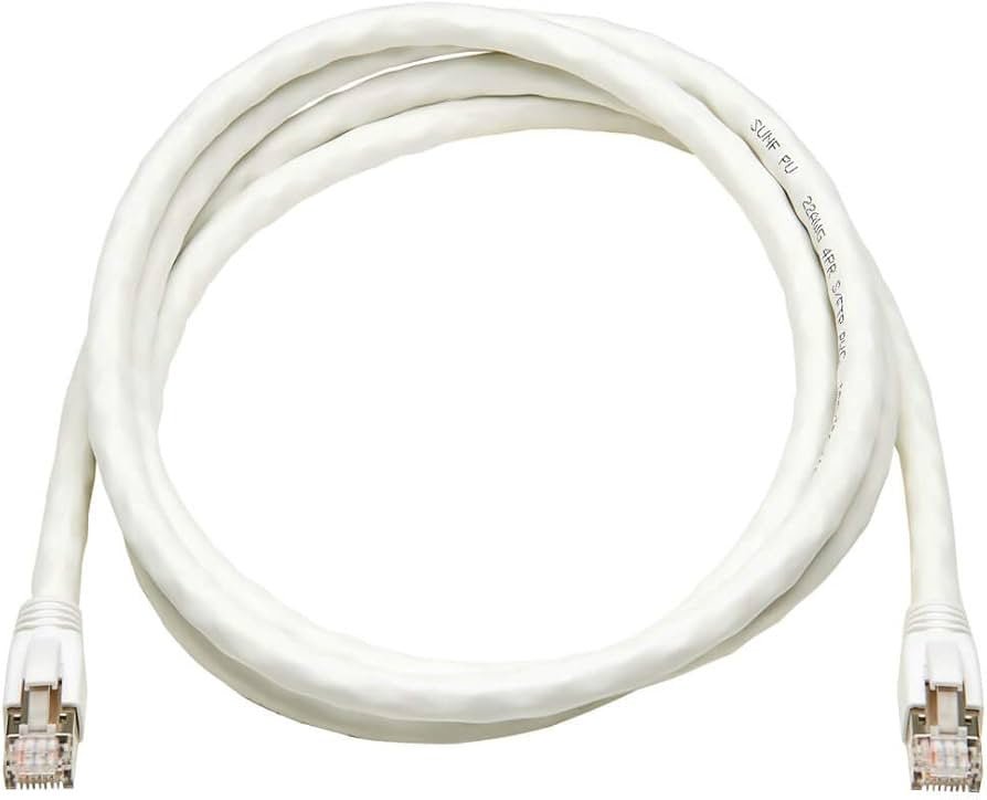 TRIPP - LITE CAT8 25G/40G - gecertificeerde snagless afgeschermde ethernetkabel wit N272 - 006 - WH - Compridis