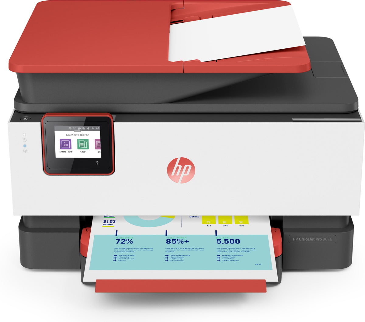 HP OfficeJet Pro 9016 multifunción – 22 ppm negro • 18 ppm color + dúplex