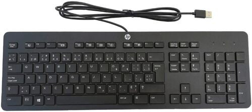 Teclado delgado USB HP <tc>QWERTY</tc> Estados Unidos 803181-001