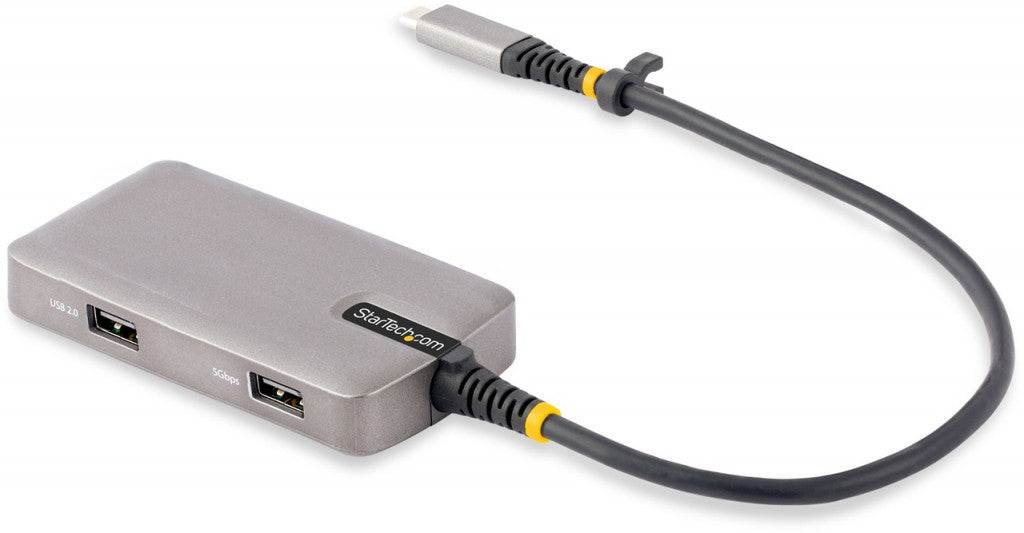Startech.com USB-C Adaptador Multiport, 4K 60Hz HDMI con HDR, Hub USB de 3 puertos, paso de entrega de potencia de 100W, Estación de acoplamiento Mini USB Tipo C, Windows/Chromeos/iPados/Android