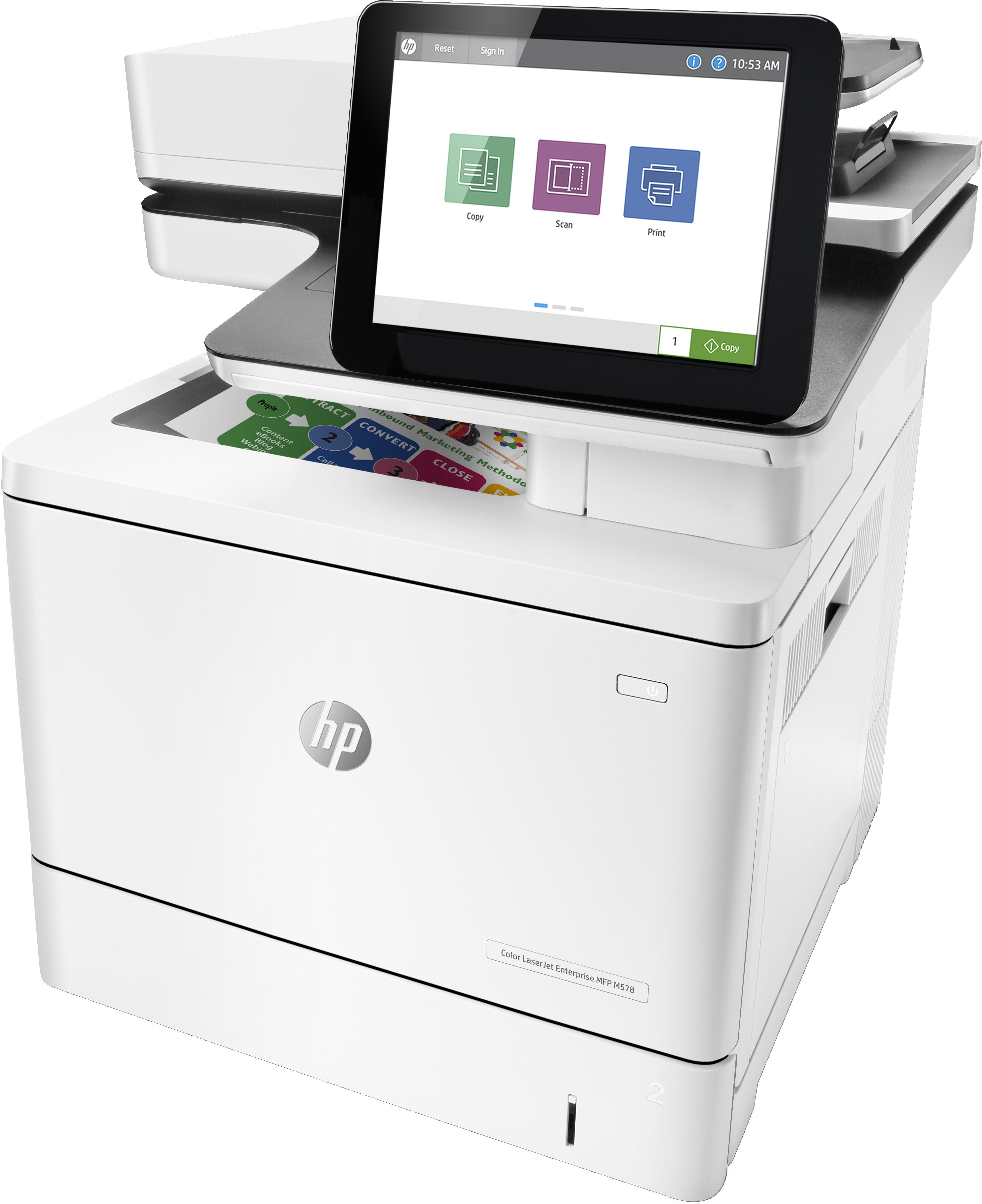 HP Color Laser Ent MFP M578DN EMU2 7ZU85V#B19