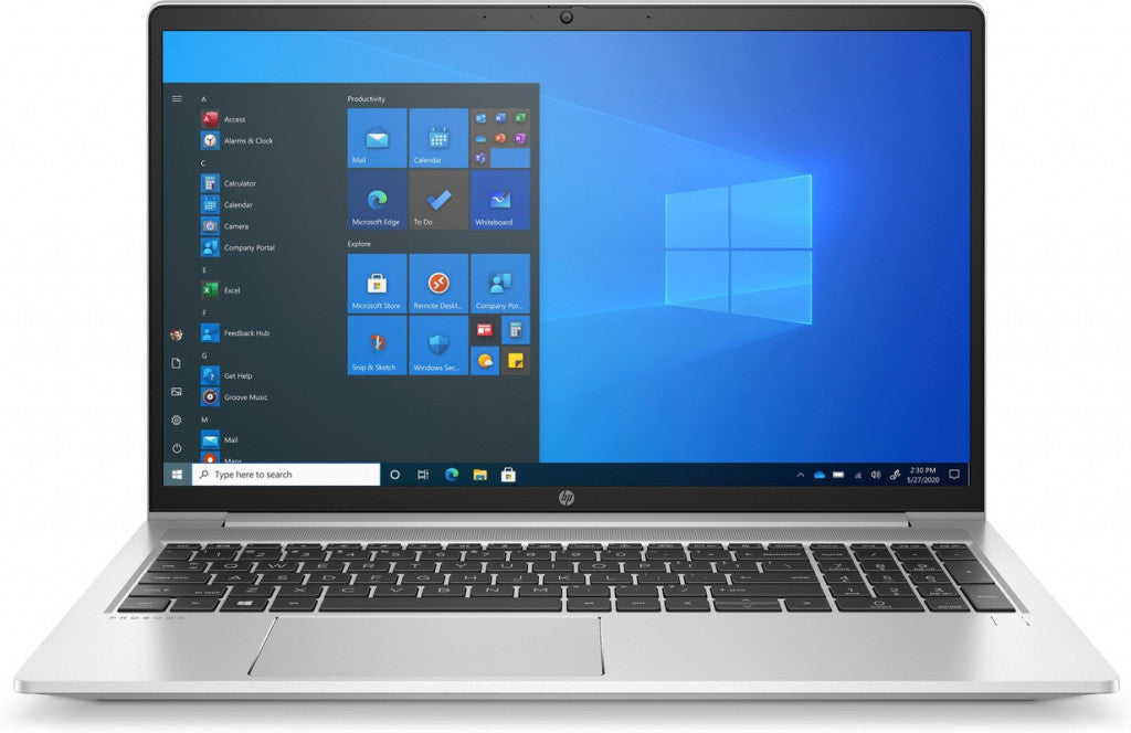 HP Laptop Probook 450 G8 15,6" 11TH gen 8GB 256GB SSD Windows 10 Pro zilver 2E9F9EA