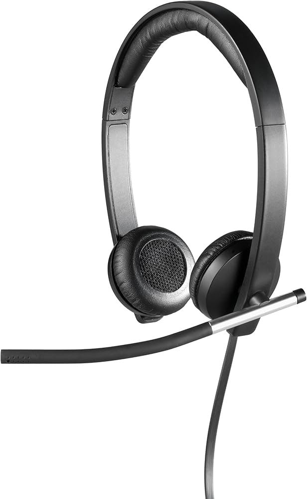 Logitech 981-000519 hoofdtelefoon/headset Bedraad Hoofdband Kantoor/callcenter USB Type-A Zwart, Zilver