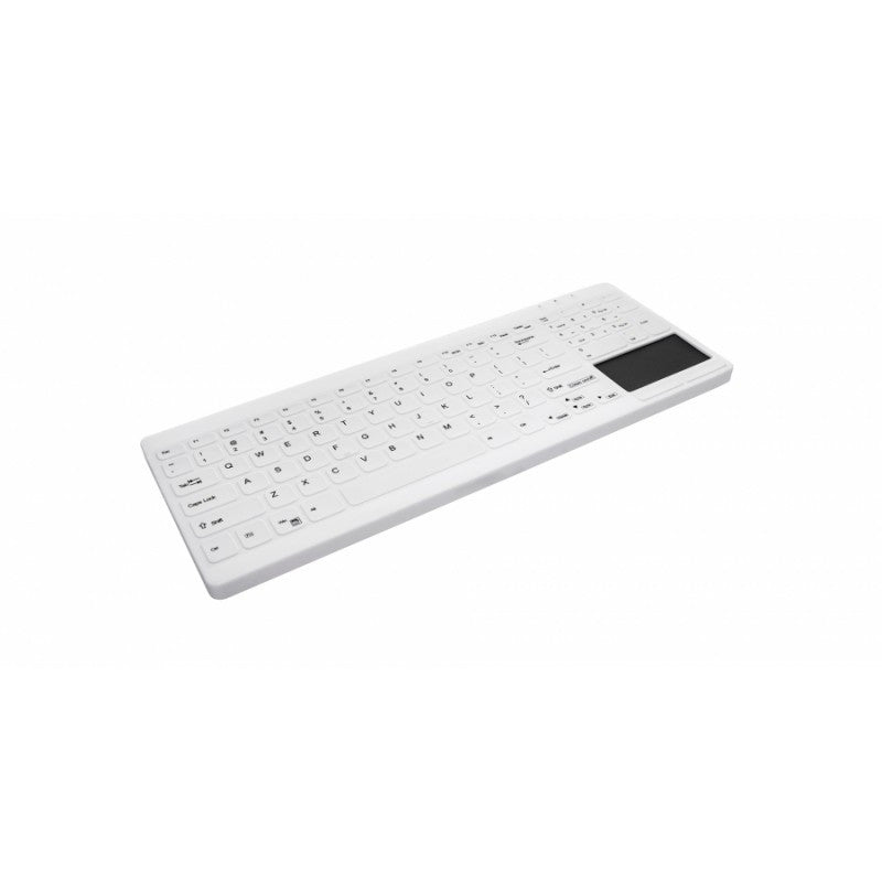 Teclado médico CHERRY IP68 <tc>QWERTY</tc> AK-C7412F-GUS-W/SP
