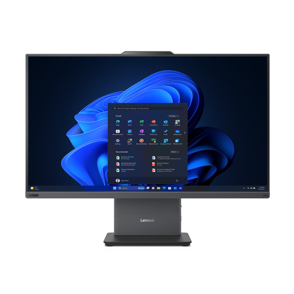 LENOVO ThinkCentre neo 50A 27 Gen 5 i5 210H 16GB 512GB QWERTY US internacional 12SA0074MH