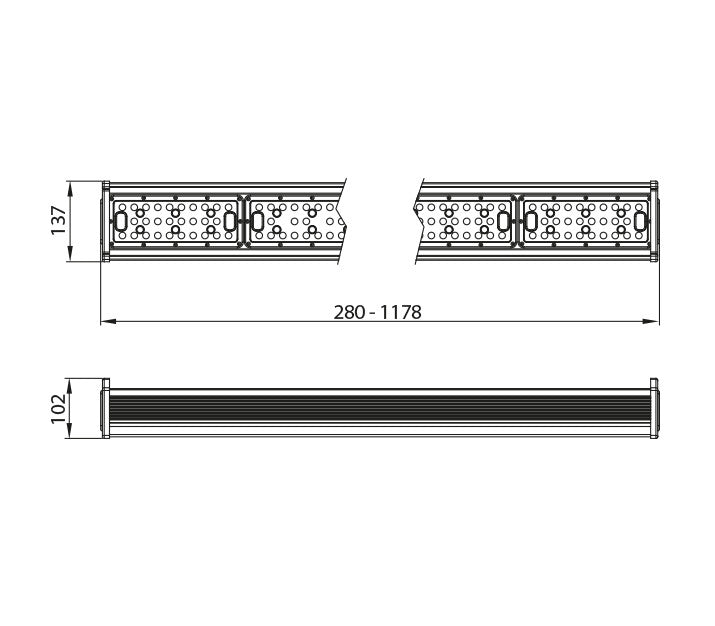 PROLUMIA LED Pro-STOCK LED Estándar Pro-Stock 90W 3000K 120 Degrees Lens 40644026