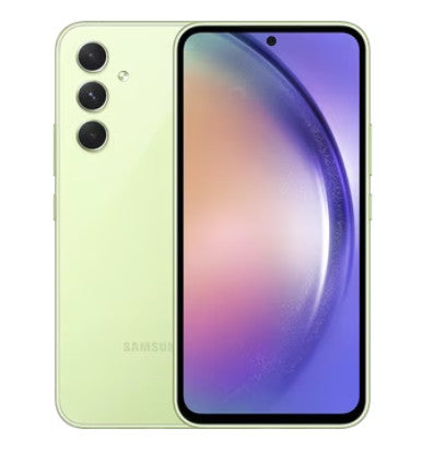 Samsung Galaxy A54 5G 16,3 cm (6.4") Hybride Dual SIM Android 13 USB Type-C 8 GB 128 GB 5000 mAh Limoen SM-A546BLGCEUB