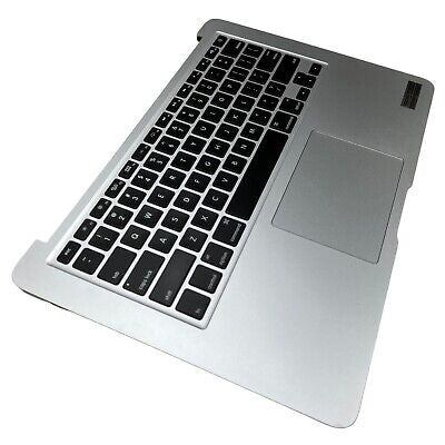 MANZANA <tc>QWERTY</tc> Funda con teclado estadounidense plateada para MacBook Air 2017 A1466-KBassy
