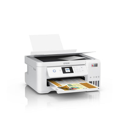 Epson EcoTank ET-2856 Impresora multifunción A4 Wi-Fi – Tinta de alto rendimiento – Blanco