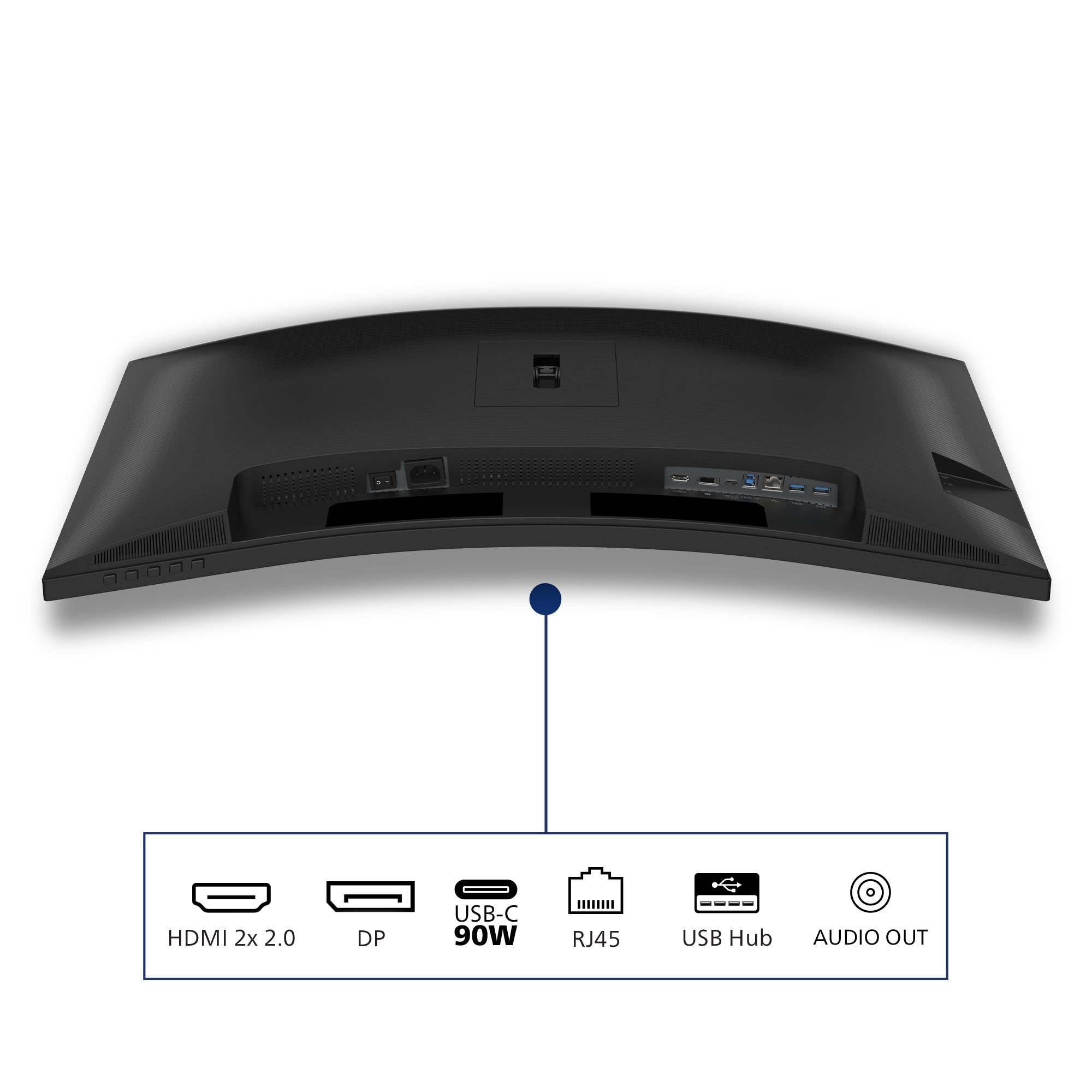 Philips 3000 series 34B2U3600C/00 computer monitor 86,4 cm (34") 3440 x 1440 Pixels Wide Quad HD LCD Zwart 34B2U3600C/00 - Compridis