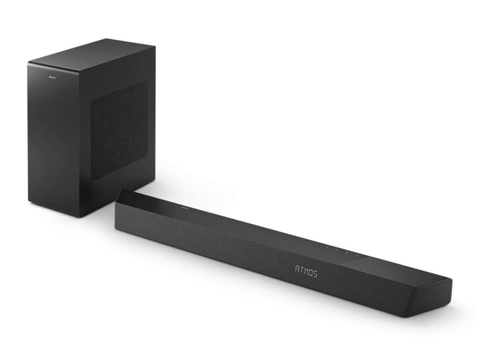 Philips TAB8907/10 soundbar luidspreker Zwart 3.1.2 kanalen 720 W TAB8907/10 - Compridis