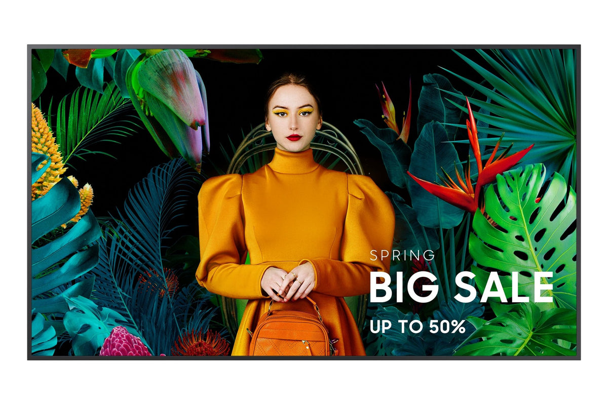 Samsung QH75C 75" 4K UHD Digital Signage Display Zwart - Compridis